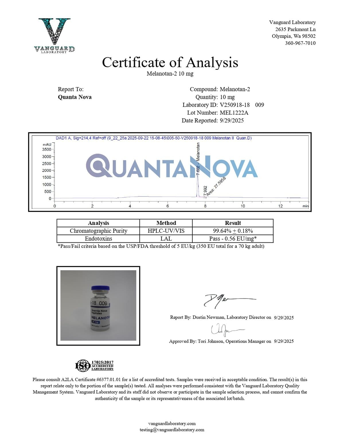 Melanotan-ll | 10mg | 4 Pack | Lyophilized powder | USA Made