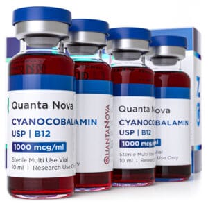 Vitamin B12 (Cyanocobalamin) 1000 mcg/mL – 10 mL Vials (4-Pack)